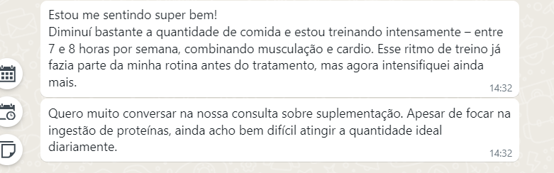 Relato espontâneo de paciente com identidade preservada