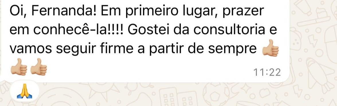 Relato espontâneo de paciente com identidade preservada